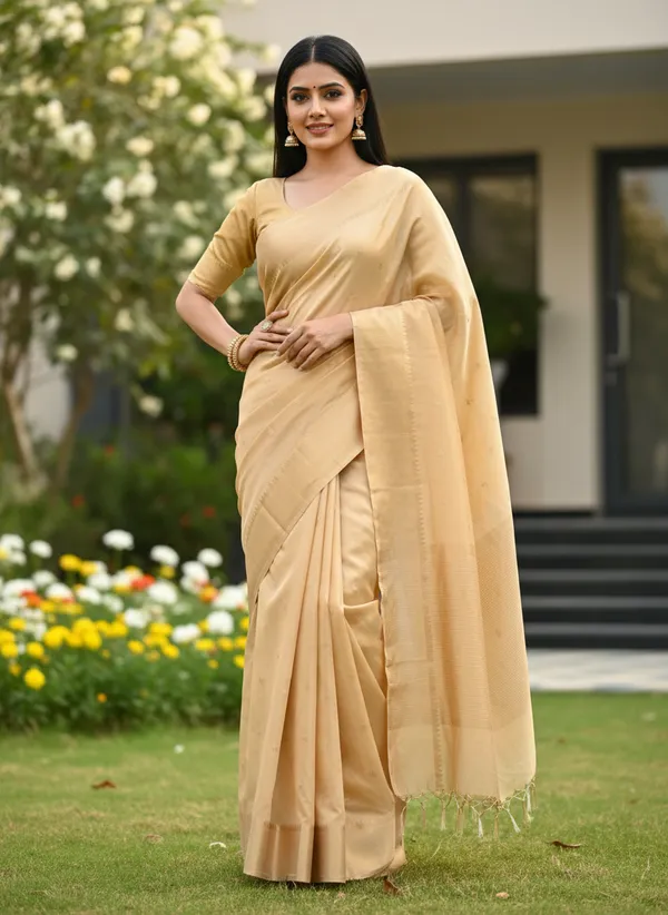 Golden_Banarasi_Premium_Silk_Booti_Saree_||_Authentic_Indian_Silk_Saree