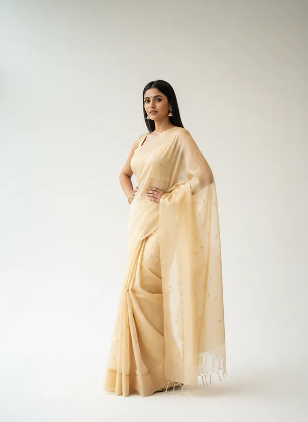 Golden_Banarasi_Premium_Silk_Booti_Saree_||_Authentic_Indian_Silk_Saree