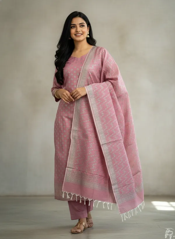 Magenta_Banarasi_Mashru_Silk_Unstitched_Suit_Set_with_Dupatta_|_Womens_Festive_Ethnic_Wear