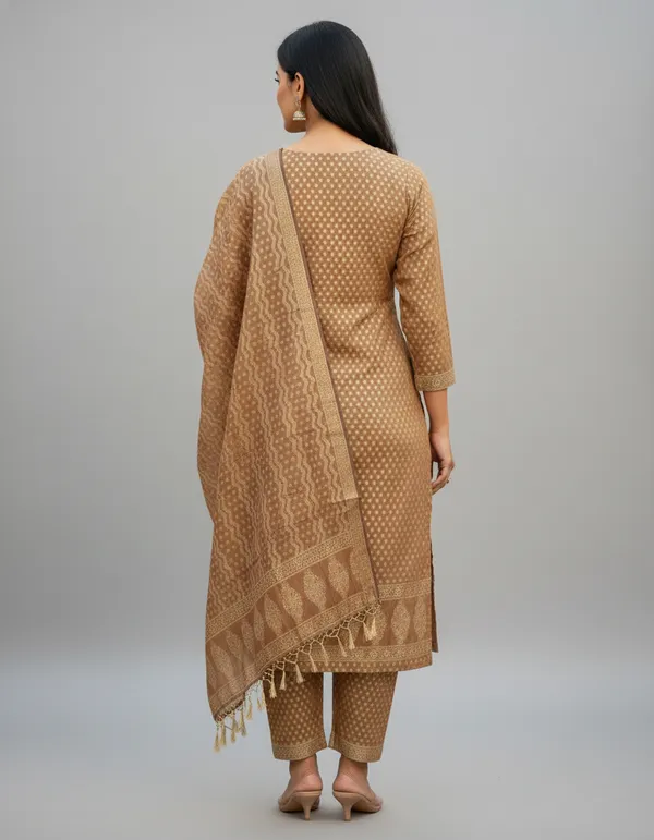Chocolate_Brown_Womens_Banarasi_Cotton_Silk_Unstitched_Suit_Fabric_for_Women_|_Party_&_Festive_Zari_Work_Dress_Material