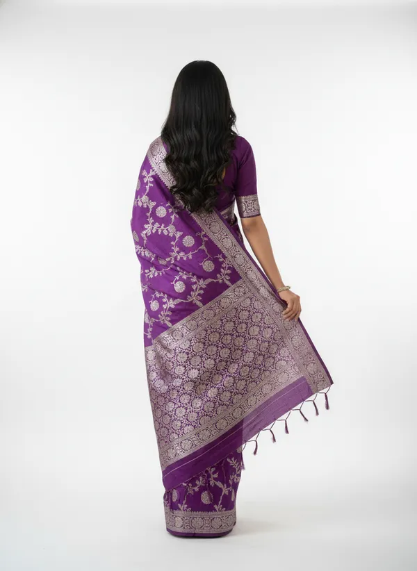 Purple_Banarasi_Silk_Jaal_Work_Zari_Weaved_Saree