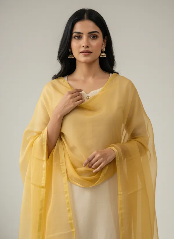 Beige_Banarasi_Plain_Dupatta_with_Zari_Border_for_Women_|_Lightweight_Traditional_Ethnic_Dupatta