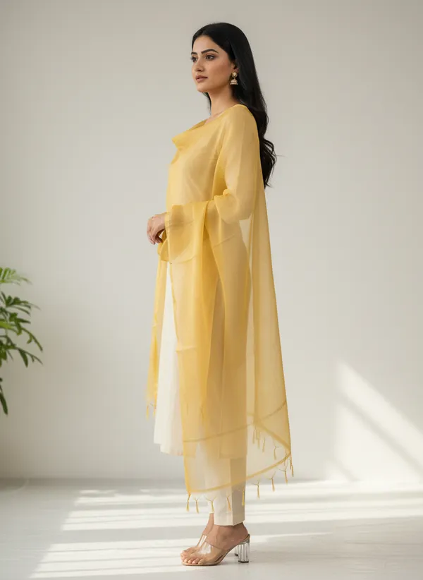 Beige_Banarasi_Plain_Dupatta_with_Zari_Border_for_Women_|_Lightweight_Traditional_Ethnic_Dupatta