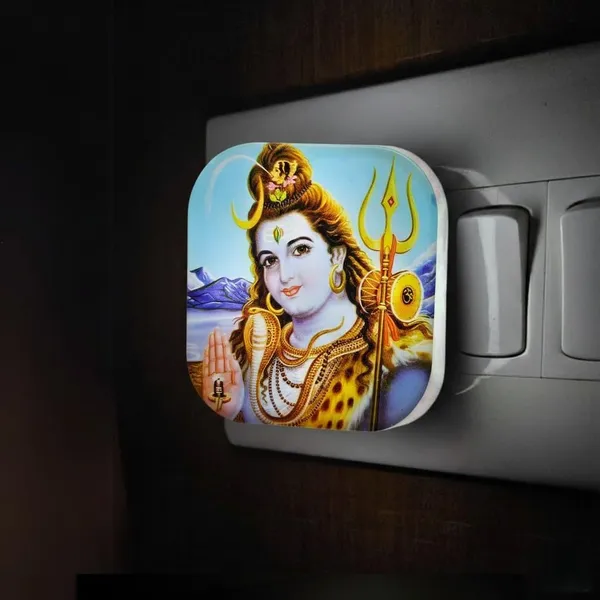 White_Polycorbonate_Gift_Light_Shiva_For_Home_Decor_(5.5Cm)