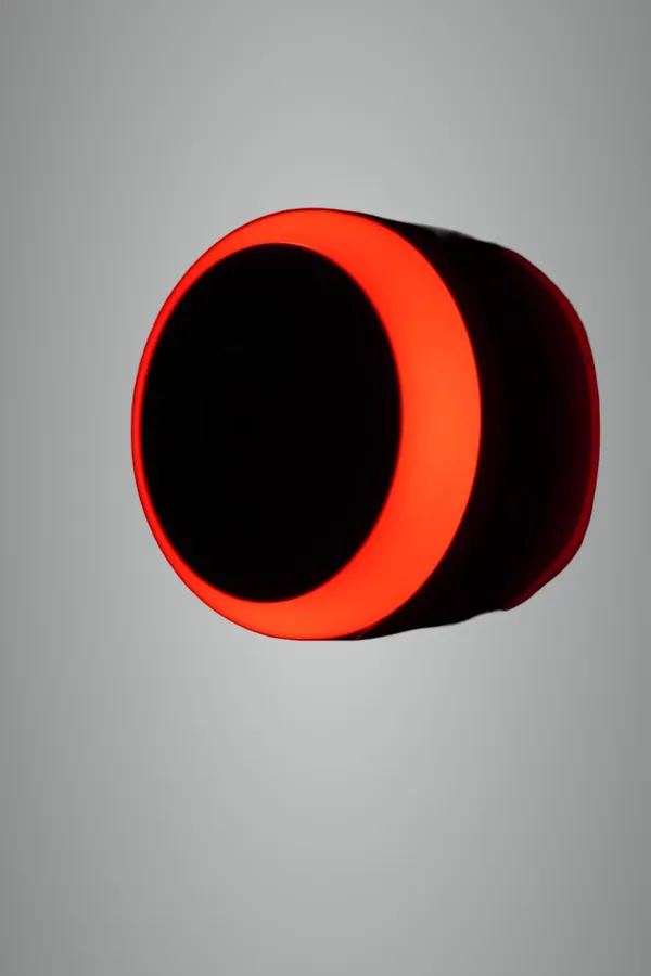 Pack_of_2_Red_Polycorbonate_Sense_D_Light_Circle_For_Home_Decor