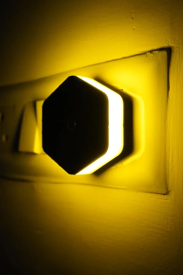 Pack_of_2_Yellow_Polycorbonate_Sense_D_Light_Hexaganol_For_Home_Decor