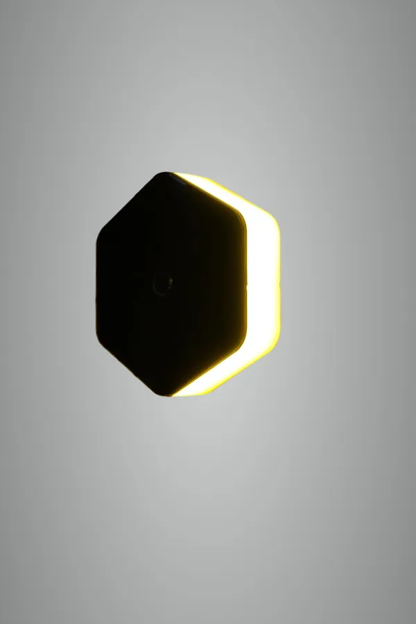Pack_of_2_Yellow_Polycorbonate_Sense_D_Light_Hexaganol_For_Home_Decor