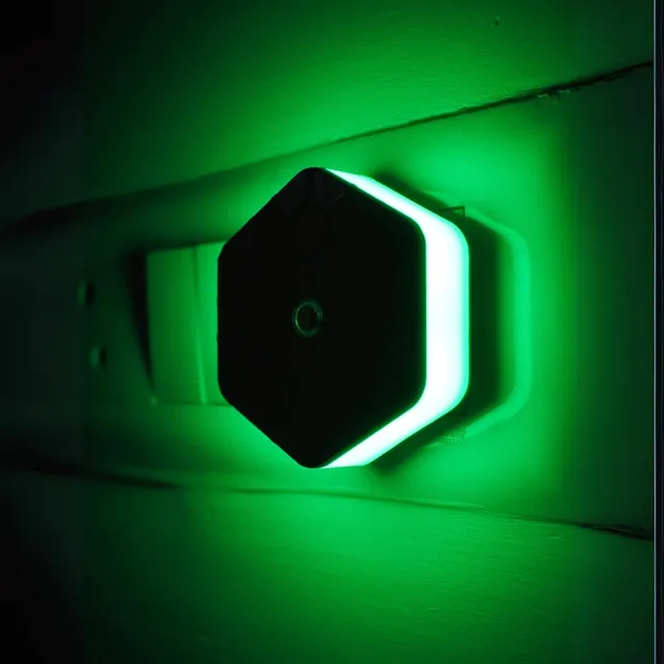 Pack_of_2_Green_Polycorbonate_Sense_D_Light_Hexaganol_For_Home_Decor