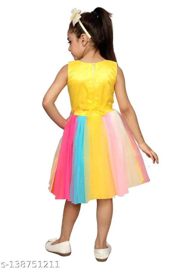 Yellow_Premium_Net_Frocks_Dress_For_Kids_Girls