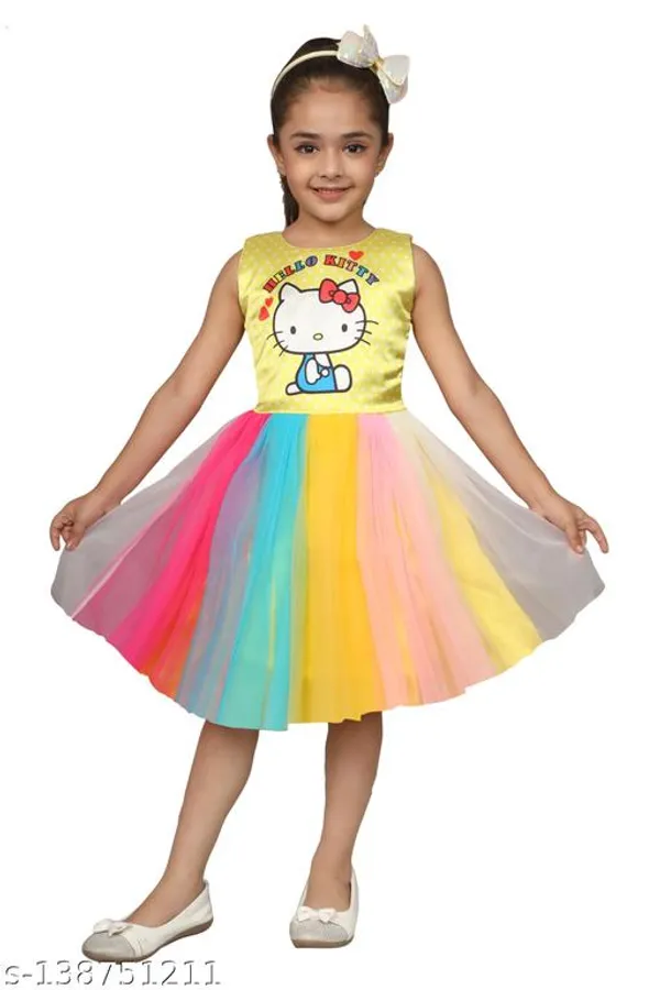 Yellow_Premium_Net_Frocks_Dress_For_Kids_Girls