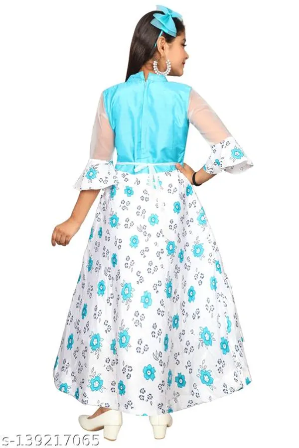 Multicolor_Premium_Silk_Blend_Frocks_Dress_For_Kids_Girls
