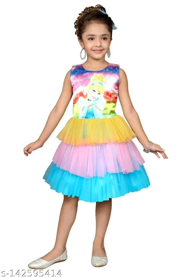Multicolor_Premium_Net_Dress_For_Kids_Girls