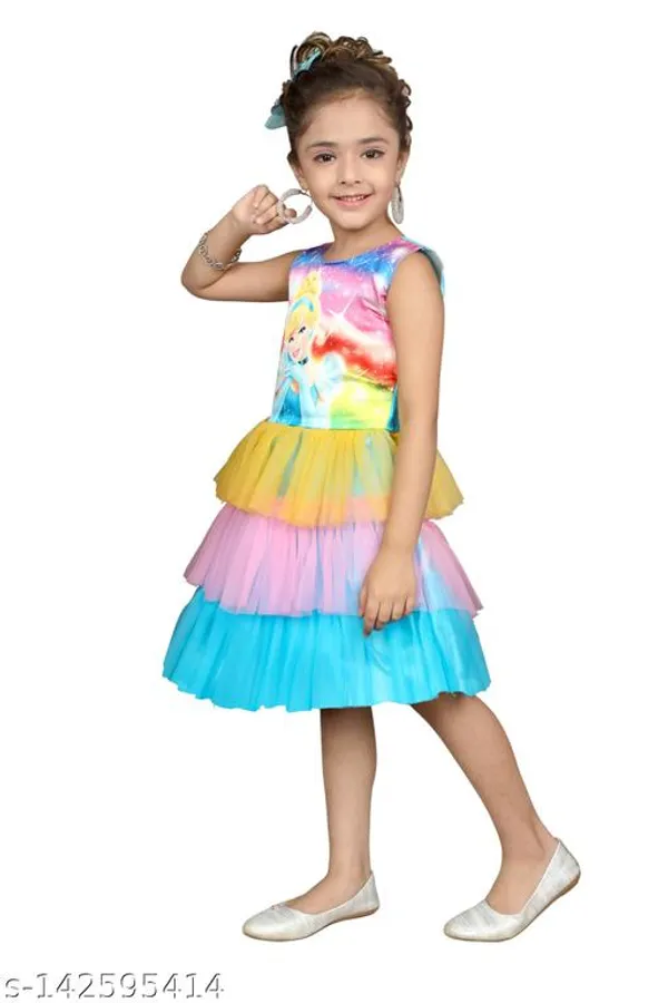 Multicolor_Premium_Net_Dress_For_Kids_Girls