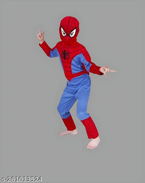 Red_Premium_Polycotton_Costume_For_Kidsboy_&_Girl