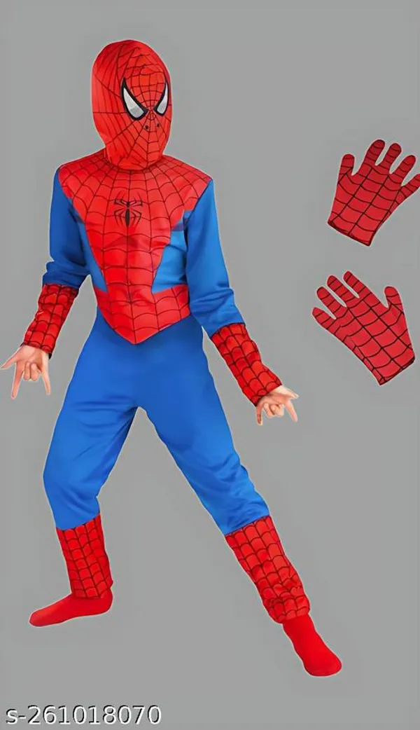 Red_Premium_Polycotton_Costume_For_Kidsboy_&_Girl