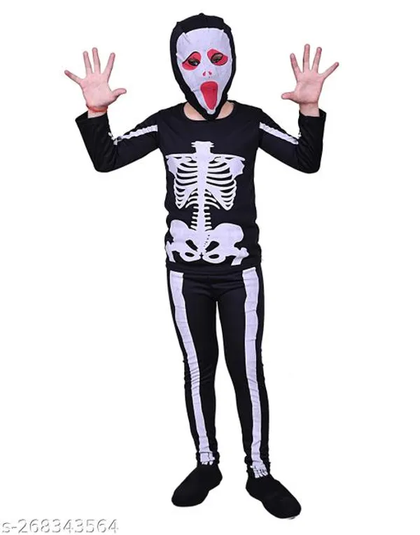 Black_Premium_Polycotton_Costume_For_Kidsboy_&_Girl