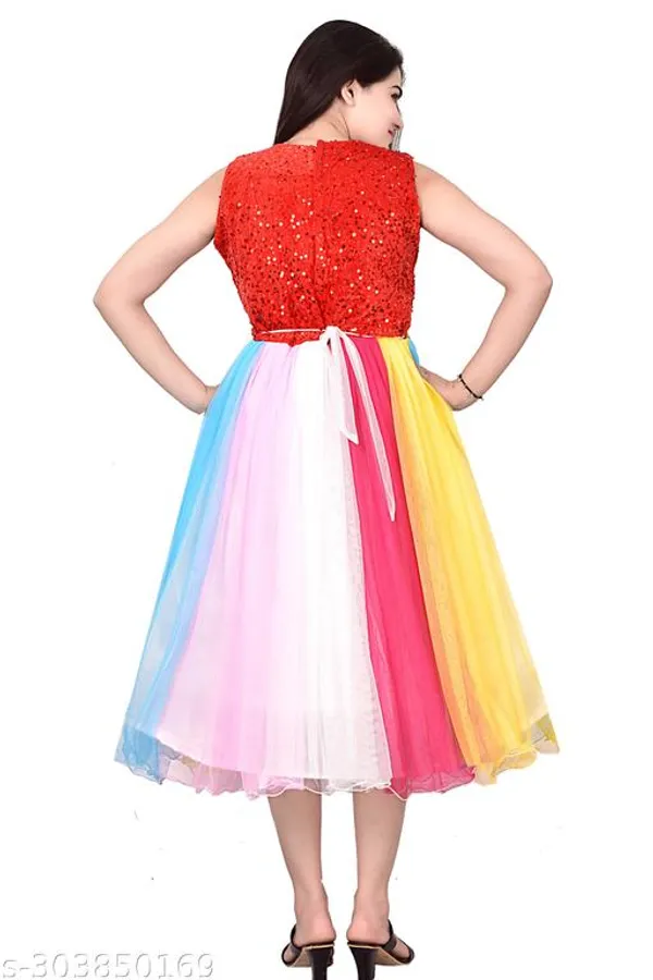 Multicolor_Premium_Net_Dress_For_Kids_Girls