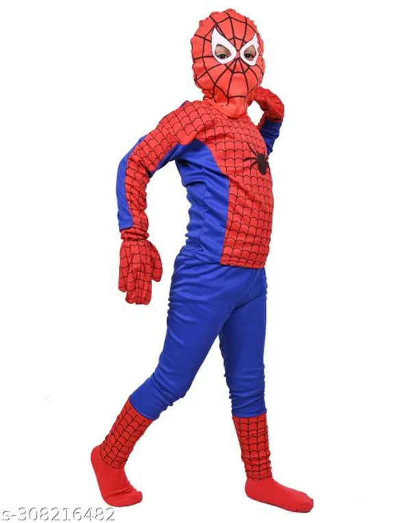 Red_Premium_Polycotton_Costume_For_Kidsboy_&_Girl