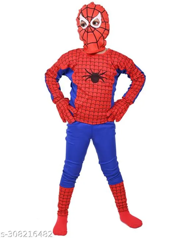 Red_Premium_Polycotton_Costume_For_Kidsboy_&_Girl