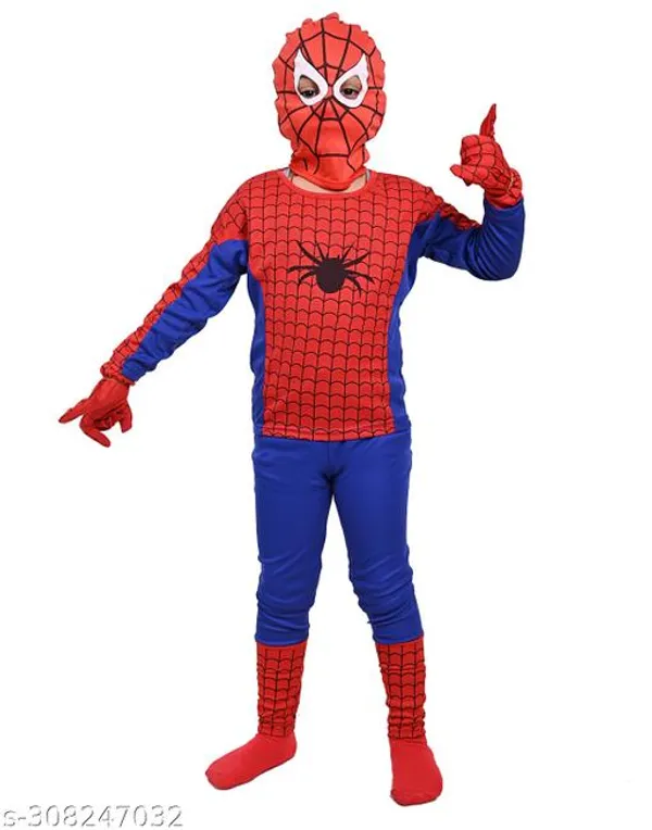 Red_Premium_Polycotton_Costume_For_Kidsboy_&_Girl