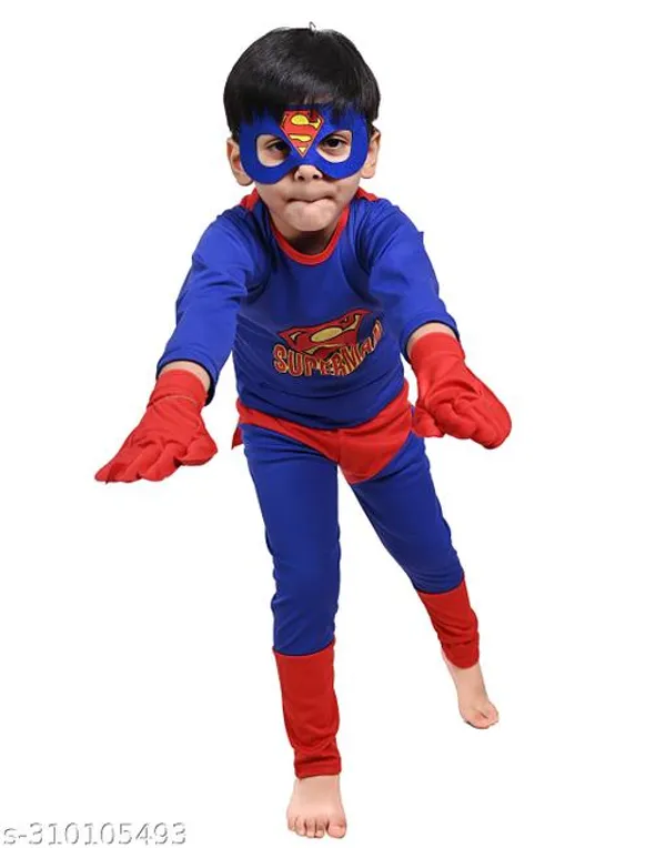 Red_Premium_Polycotton_Costume_For_Kidsboy_&_Girl