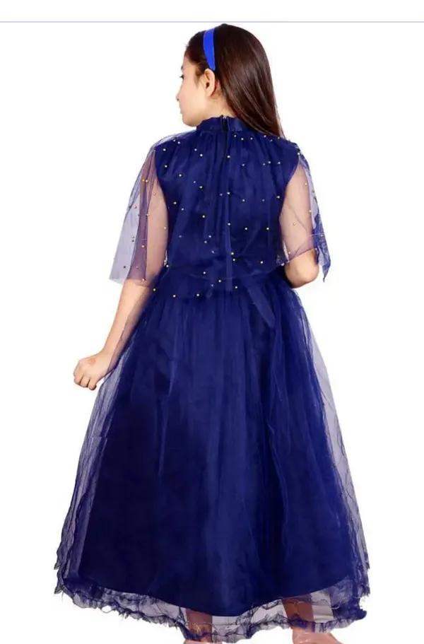 Blue_Premium_Net_party__Dress_For_Kids_Girls