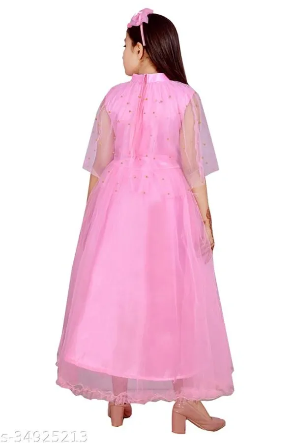 Pink_Premium_Net_Frocks_Dress_For_Kids_Girls