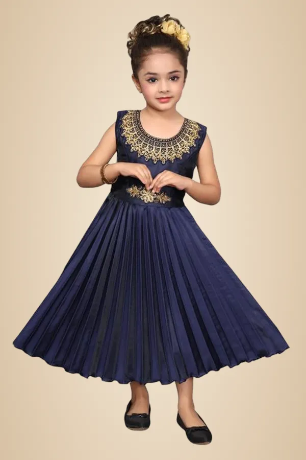 Multicolor_Premium_Silk_Blend_Gown_For_Kids_Girls