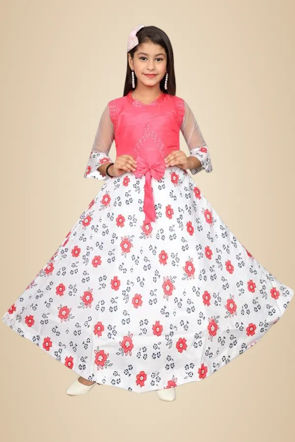 Multicolor_Premium_Silk_Blend_Frocks_Dress_For_Kids_Girls