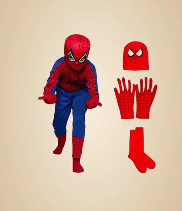 Red_Premium_Polycotton_Costume_For_Kidsboy_&_Girl
