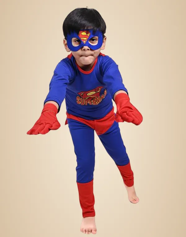 Red_Premium_Polycotton_Costume_For_Kidsboy_&_Girl