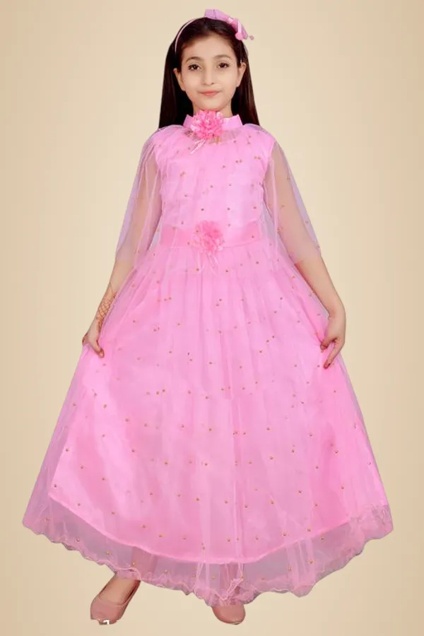 Pink_Premium_Net_Frocks_Dress_For_Kids_Girls