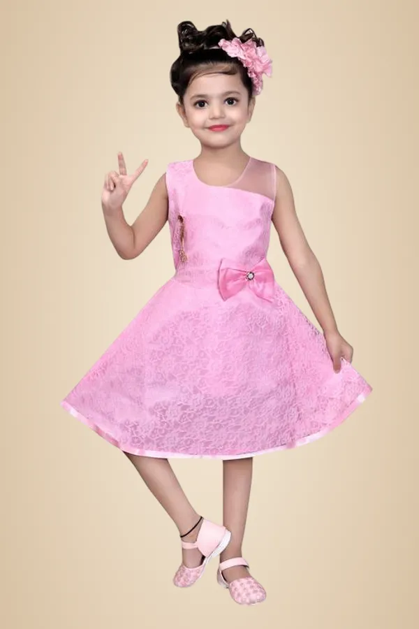 Pink_Premium_Net_Frocks_Dress_For_Kids_Girls