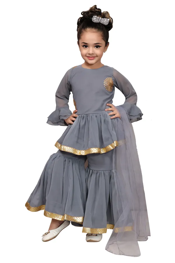 sarara_kids_grey_color_dress_