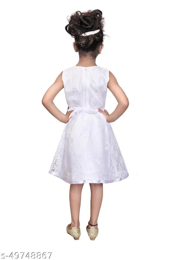 White_Premium_Net_Frocks_Dress_For_Kids_Girls