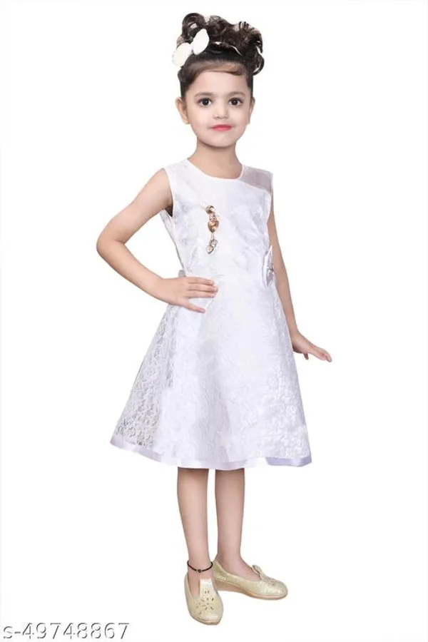 White_Premium_Net_Frocks_Dress_For_Kids_Girls