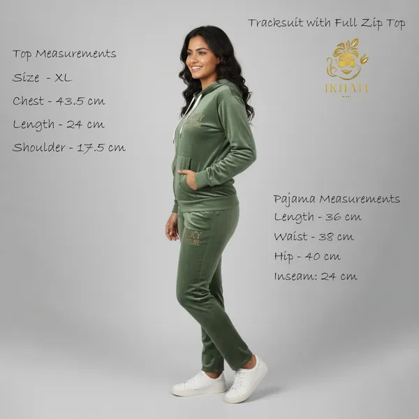 Green_Velour_Hoodie_Jacket_&_Track_Pants_Tracksuit_Set_For_Women