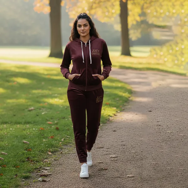Maroon_Velour_Hoodie_Jacket_&_Track_Pants_Tracksuit_Set_For_Women