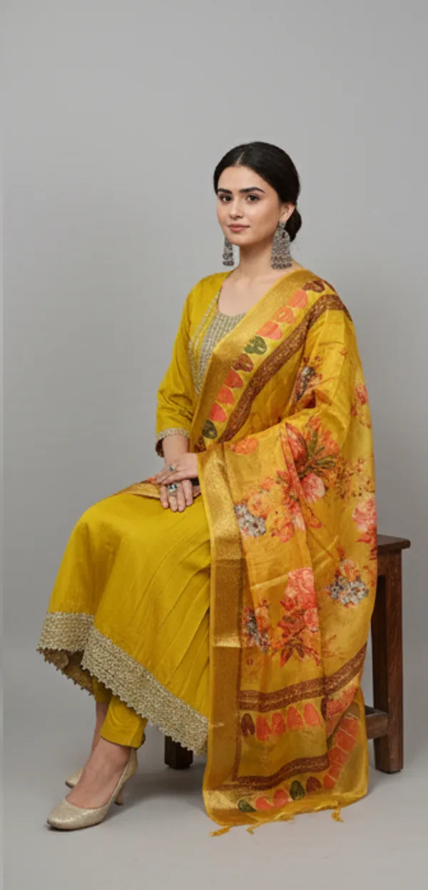 Yellow_Traditional_Indian_Anarkali_Suit_Set_For_Women