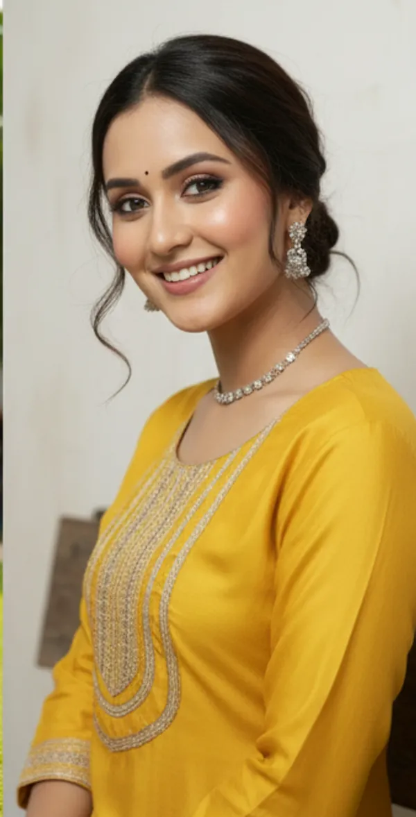 Yellow_Traditional_Indian_Anarkali_Suit_Set_For_Women