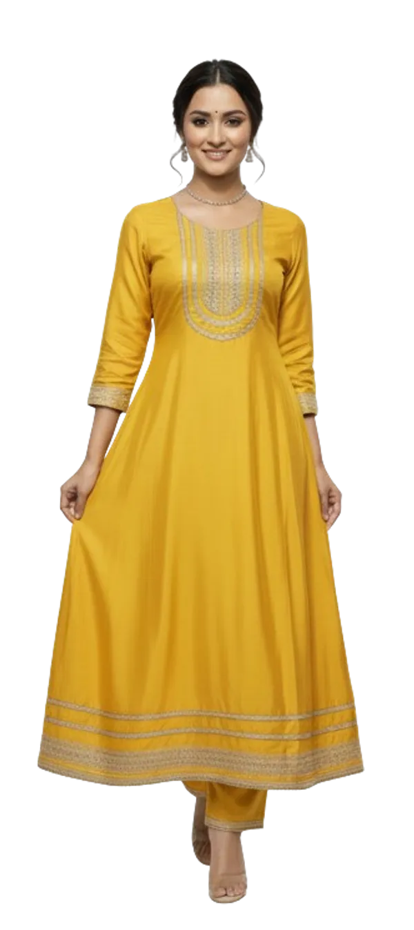 Yellow_Traditional_Indian_Anarkali_Suit_Set_For_Women