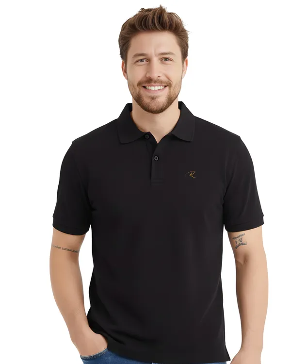 Black_Classic_Polo_T-Shirt_For_Men