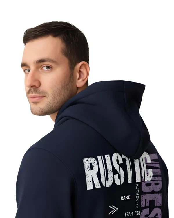 Navy_Blue_Rustic_Vibes_Graphic_Print_Hoodie_For_Unisex