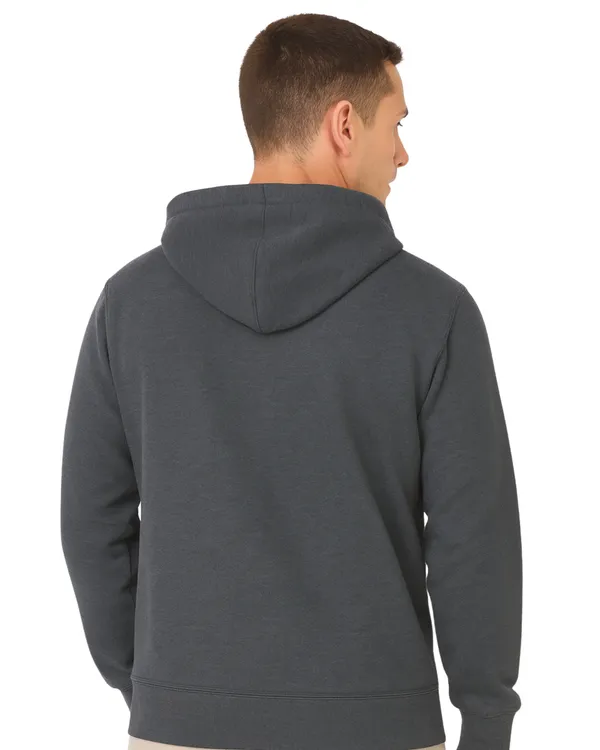 Charcoal_Grey_I_Am_Rustic_Graphic_Print_Hoodie_For_Unisex