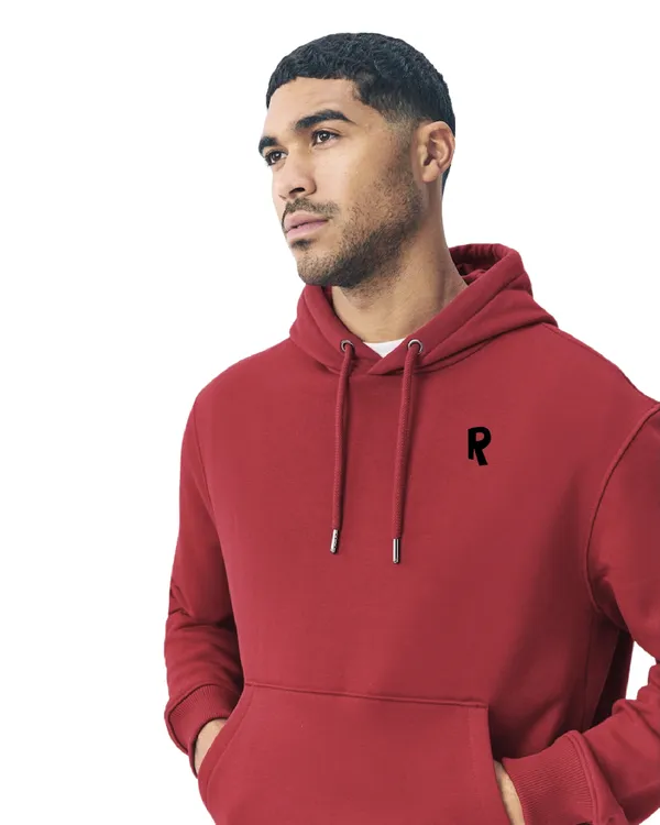 Maroon_Rustic_Tribe_Graphic_Print_Hoodie_For_Unisex