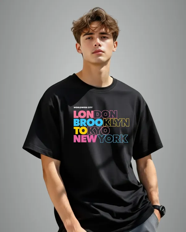 Black_Worldwide_Graphic_Print_Oversized_T-Shirt_For_Unisex