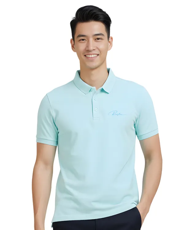 Aqua_Blue_Classic_Polo_T-Shirt_For_Men