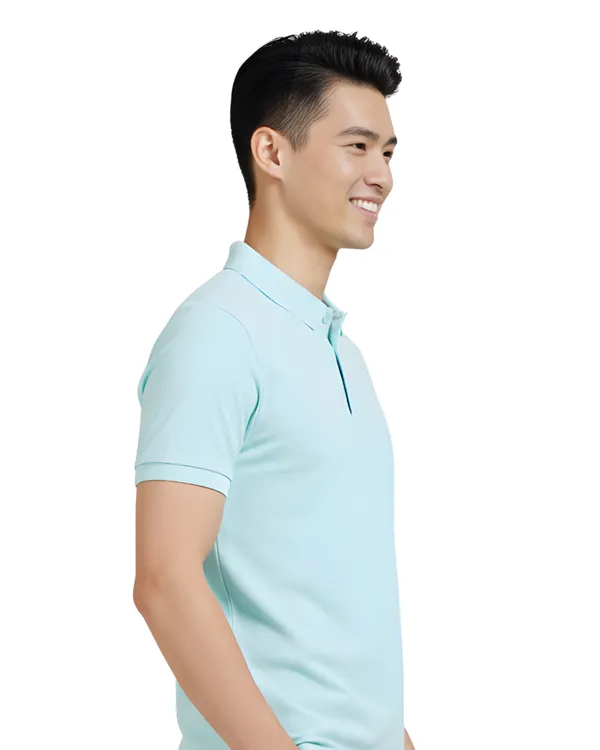 Aqua_Blue_Classic_Polo_T-Shirt_For_Men