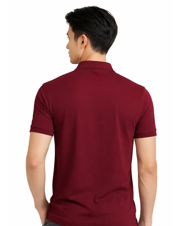 Maroon_Classic_Polo_T-Shirt_For_Men