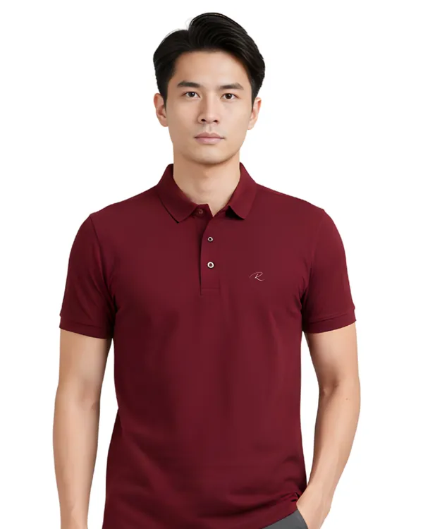 Maroon_Classic_Polo_T-Shirt_For_Men